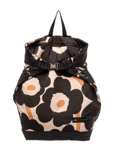 Pre-owned Adidas X Marimekko Nylon Backpack In Black