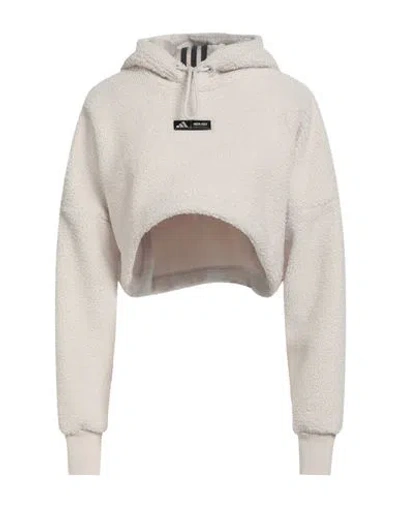Adidas X Moon Boot Woman Sweatshirt Off White Size 8 Recycled Polyamide, Polyurethane, Cotton, Elast In Neutral
