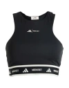 Adidas X Moon Boot Woman Top Black Size 8 Recycled Polyester, Elastane In Black