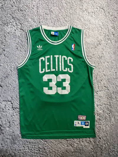 Pre-owned Adidas X Nba Celtics Bird 33 Jersey Adidas Vintage In Green