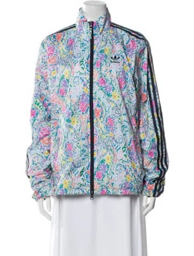 Pre-owned Adidas X Noah Printed Jacket In Multi