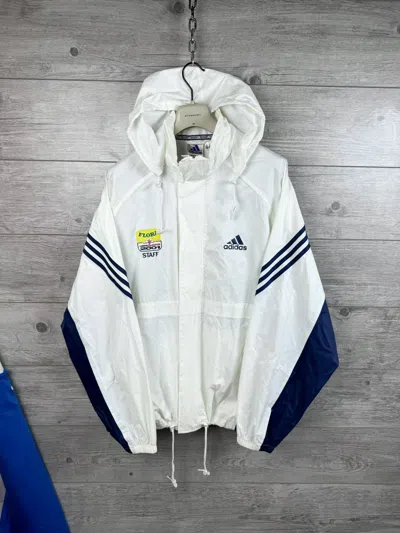 Pre-owned Adidas X Outdoor Life Adidas Vintage Jacket Y2k Gorpcore Japan Style Size L In White