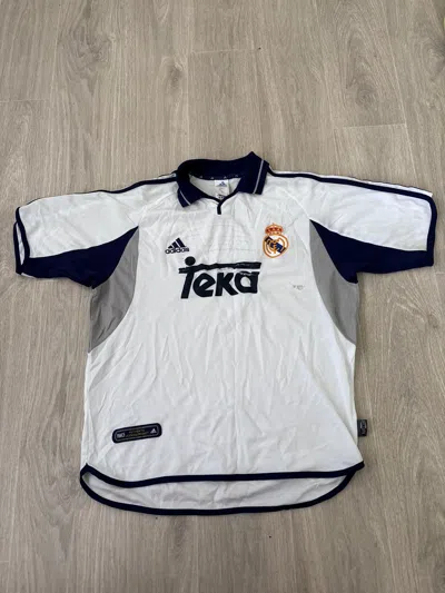Pre-owned Adidas X Real Madrid 1998 Soccer Jersey Very Vintage In White