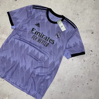 Pre-owned Adidas X Real Madrid Adidas Real Madrid 2022/2023 Away Jersey In Purple