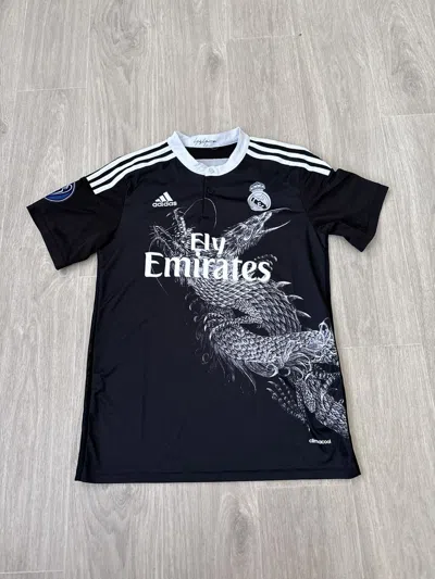 Pre-owned Adidas X Real Madrid Adidas X Y-3 X Real Madrid Soccer Jersey Very Bale In Black