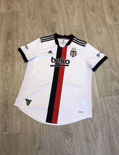 Pre-owned Adidas X Soccer Jersey Adidas Besiktas 2021/22 Soccer Jersey In White