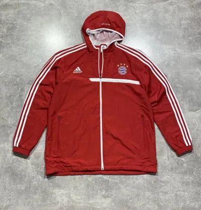 Pre-owned Adidas X Soccer Jersey Adidas Fc Bayern Munchen Track Jacket In Red