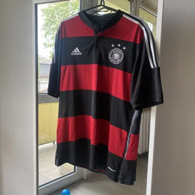 Pre-owned Adidas X Soccer Jersey Adidas Germany Football Jersey 2014/2015 Away World Cup L In Black
