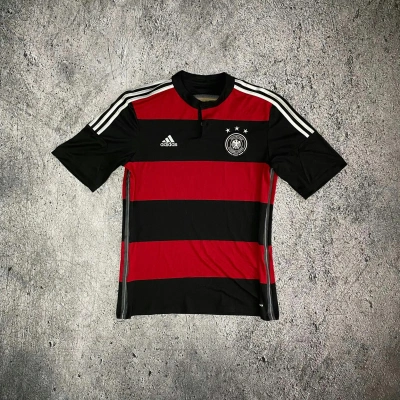 Pre-owned Adidas X Soccer Jersey Adidas Germany Football Jersey 2014/2015 Away World Cup L In Red