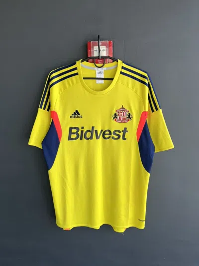 Pre-owned Adidas X Soccer Jersey Adidas Sunderland James Mccleans 23 Socer Jersey Blokecore In Yellow