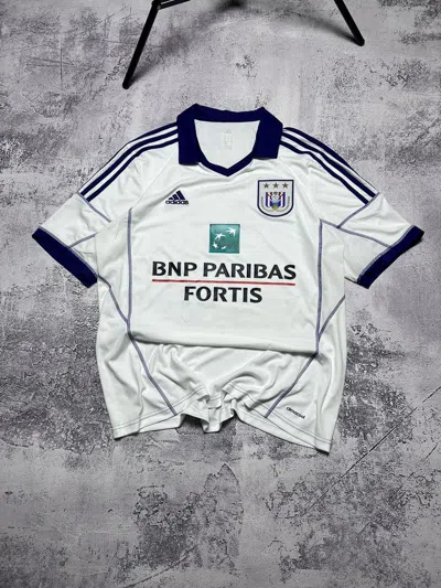 Pre-owned Adidas X Soccer Jersey Anderlecht Adidas Vintage Soccer Jersey 2013 Matias Suarez In White