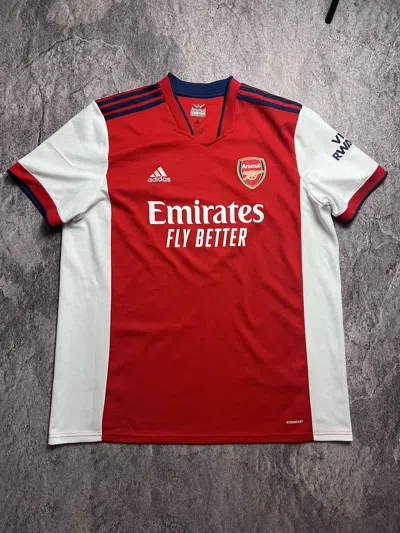 Pre-owned Adidas X Soccer Jersey Arsenal Fc 2021/2022 Home Soccer Blokecore Style Jersey Tee In Red