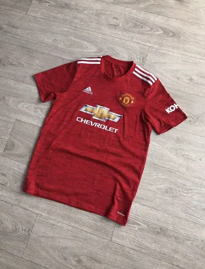 Pre-owned Adidas X Soccer Jersey Adidas Manchester United 2020/21 Soccer Jersey In Red