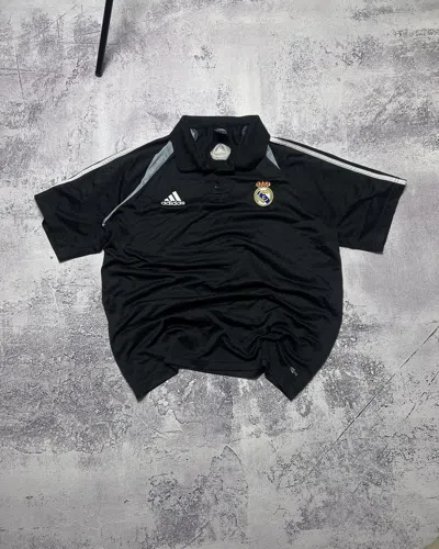 Pre-owned Adidas X Soccer Jersey Real Madrid 2004 2005 Home Adidas Soccer Jersey Vintage In Black