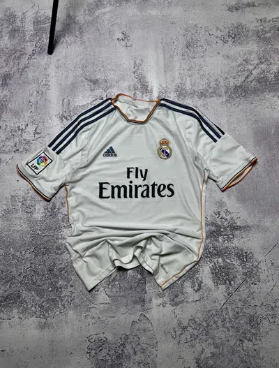Pre-owned Adidas X Soccer Jersey Real Madrid Home Football Shirt Soccer Jersey Adidas In White