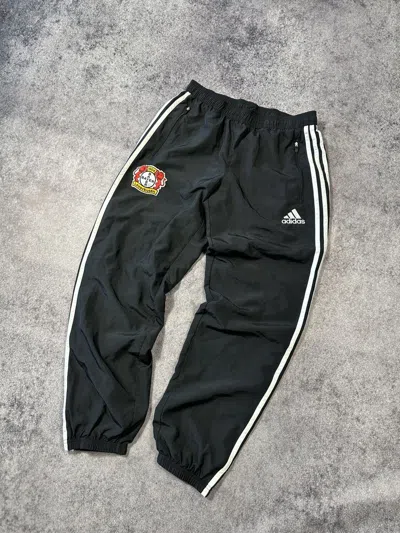 Pre-owned Adidas X Soccer Jersey Vintage Adidas Bayer Leverkusen Joggers Pants Streetwear Vtg In Black
