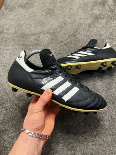 Pre-owned Adidas X Soccer Jersey Vintage Adidas Copa Mundial 2006 Soccer Cleats Black Size 44 Shoes