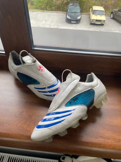 Pre-owned Adidas X Soccer Jersey Vintage Adidas F30 Trx Football Boots In White