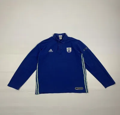 Pre-owned Adidas X Soccer Jersey Vintage Adidas Grasshopper Club Zurich 90's Retro Jersey In Blue