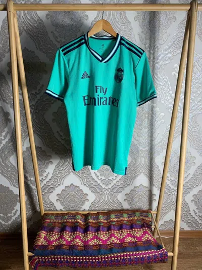 Pre-owned Adidas X Soccer Jersey Vintage Adidas Real Madrid Spain Soccer Jersey Y2k Hype In Green