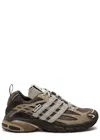 Adidas X Song For The Mute Adistar Cushion Panelled Mesh Sneakers In Brown