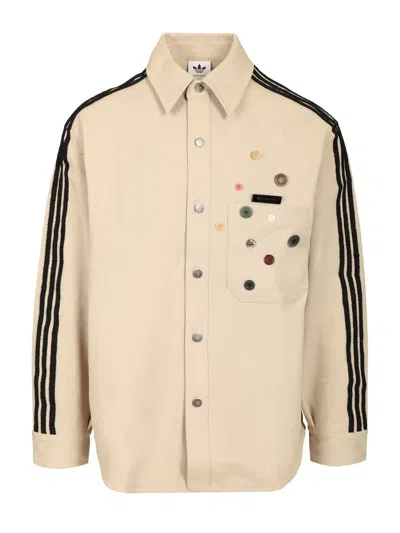 Adidas X Song For The Mute Shirt Shirts Beige In Neutral