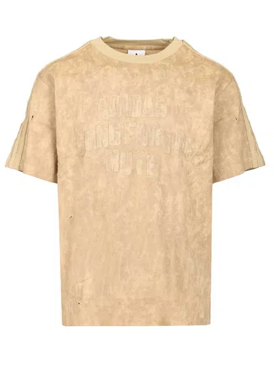 Adidas X Song For The Mute Tee Ss T-shirt Beige In White