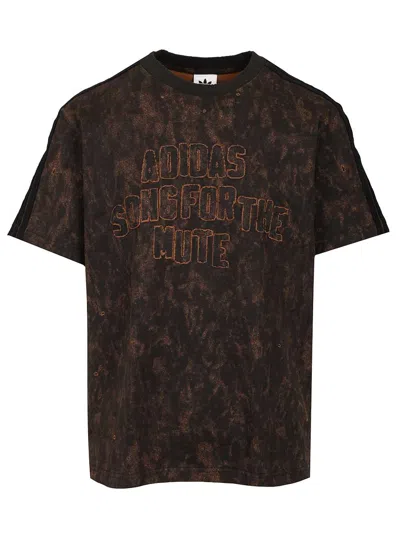Adidas X Song For The Mute Tee Ss T-shirt Black In Brown