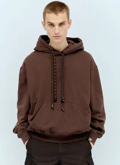 Adidas X Song For The Mute Winter Hooded Sweatshirt In Brown