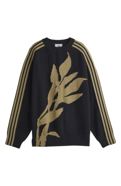 Adidas X Song For The Mute X Song For The Mute Gender Inclusive 3-stripes Sweater In Black