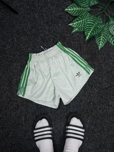 Pre-owned Adidas X Very Rare Vintage Adidas Original Shorts Made In Yugoslavia In White