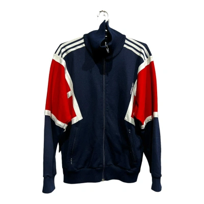 Pre-owned Adidas X Vintage 90's Adidas Bayern Munich Zip Sport Jacket In Blue