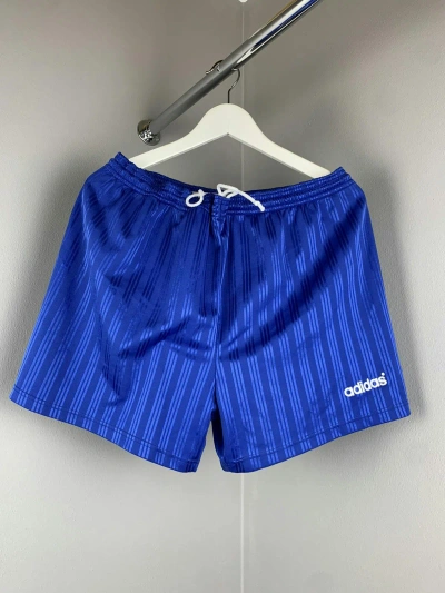 Pre-owned Adidas X Vintage Adidas Originals 90's Shorts Vintage In Blue