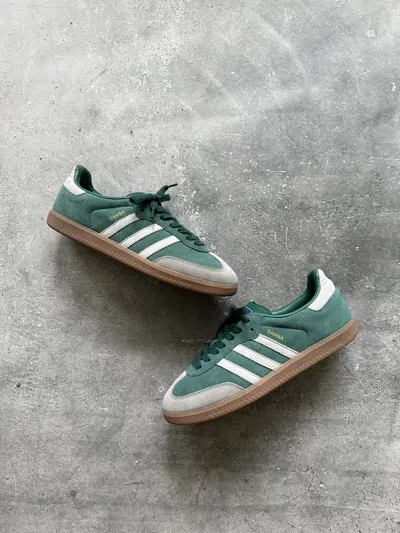 Pre-owned Adidas X Vintage Adidas Samba College Green Shoes Us 10 Eur 44