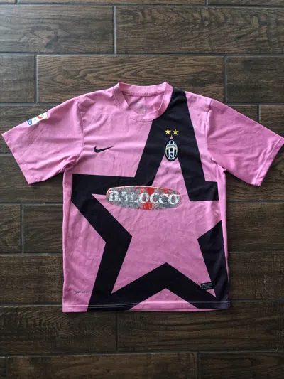 Pre-owned Adidas X Vintage Juventus Soccer Jersey In Pink