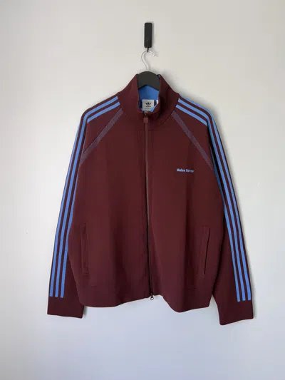 Pre-owned Adidas X Wales Bonner Adidas Knit Track Top In Mystery Brown