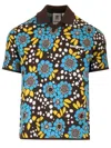 Adidas Originals Adidas X Wales Bonner Logo Floral-intarsia Knitted Polo Shirt