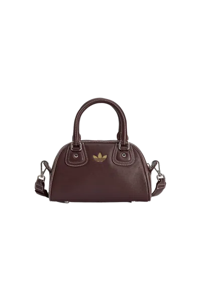 Adidas Originals Adidas X Wales Bonner Leather Bowling Bag Brown