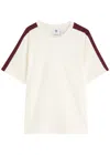 Adidas Originals Adidas X Wales Bonner Logo-embroidered Striped Cotton T-shirt In Cream