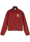 Adidas Originals Adidas X Wales Bonner Logo Jersey Track Jacket In Burgundy