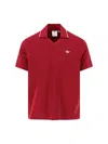 Adidas Originals Adidas X Wales Bonner Tiziano Red Terry Fabric Wales Bonner X Adidas Polo Shirt