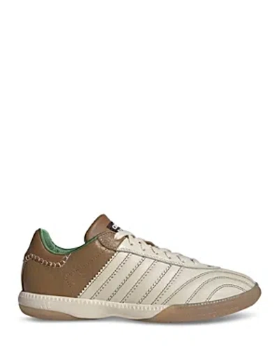 Adidas X Wales Bonner Samba Mn Nappa Wonder White Sneakers Unisex In White/tan/green