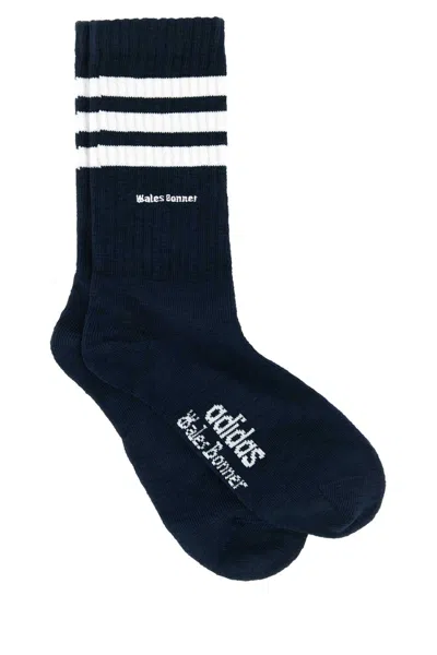 Adidas X Wales Bonner Multicolor Stretch Cotton Blend Wales Bonner X Adidas Socks Set In Black