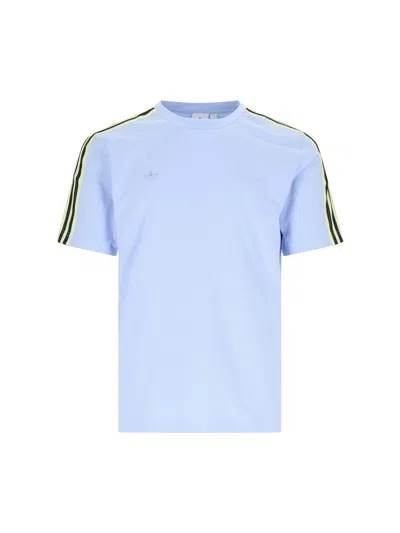 Adidas X Wales Bonner ‘set-in' T-shirt In Light Blue