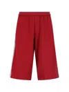 Adidas Originals Adidas X Wales Bonner Sport Shorts With Iconic Stripes In Red