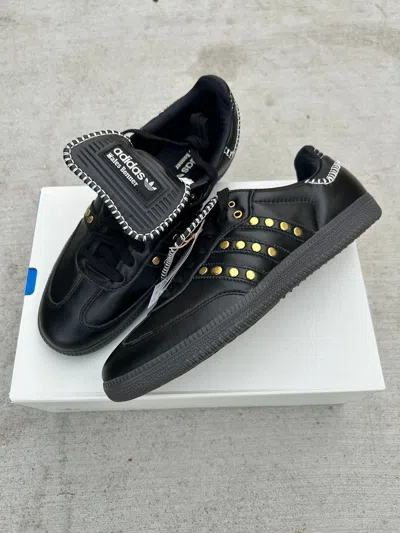 Pre-owned Adidas X Wales Bonner Studded Samba Shoes In Black