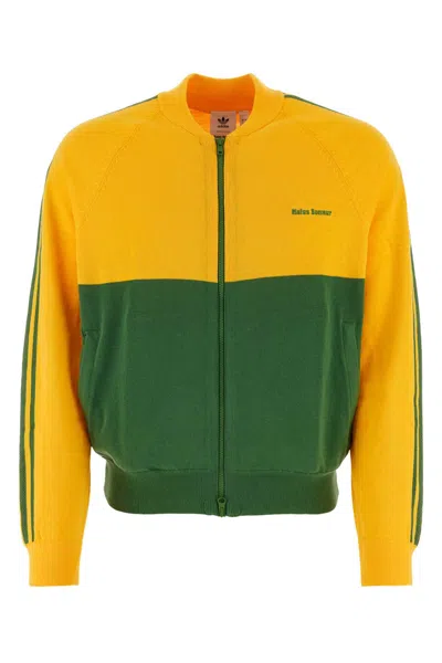 Adidas X Wales Bonner Two-tone Cotton Wales Bonner X Adidas Sweatshirt