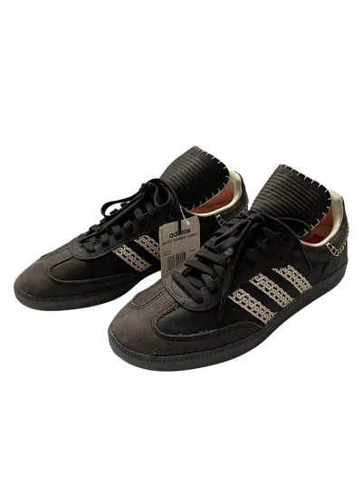 Pre-owned Adidas X Wales Bonner Wales Bonner Samba Adidas Core Black Sneaker In Brown/cream