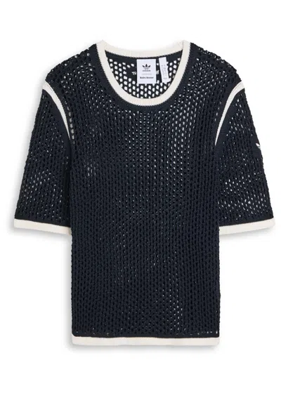Adidas X Wales Bonner X Wales Bonner Open-knit T-shirt