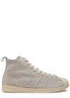 Adidas Originals Adidas X Wales Bonner X Wales Bonner Superstar Brushed Suede Sneakers In Neutral